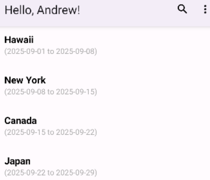 App screenshot